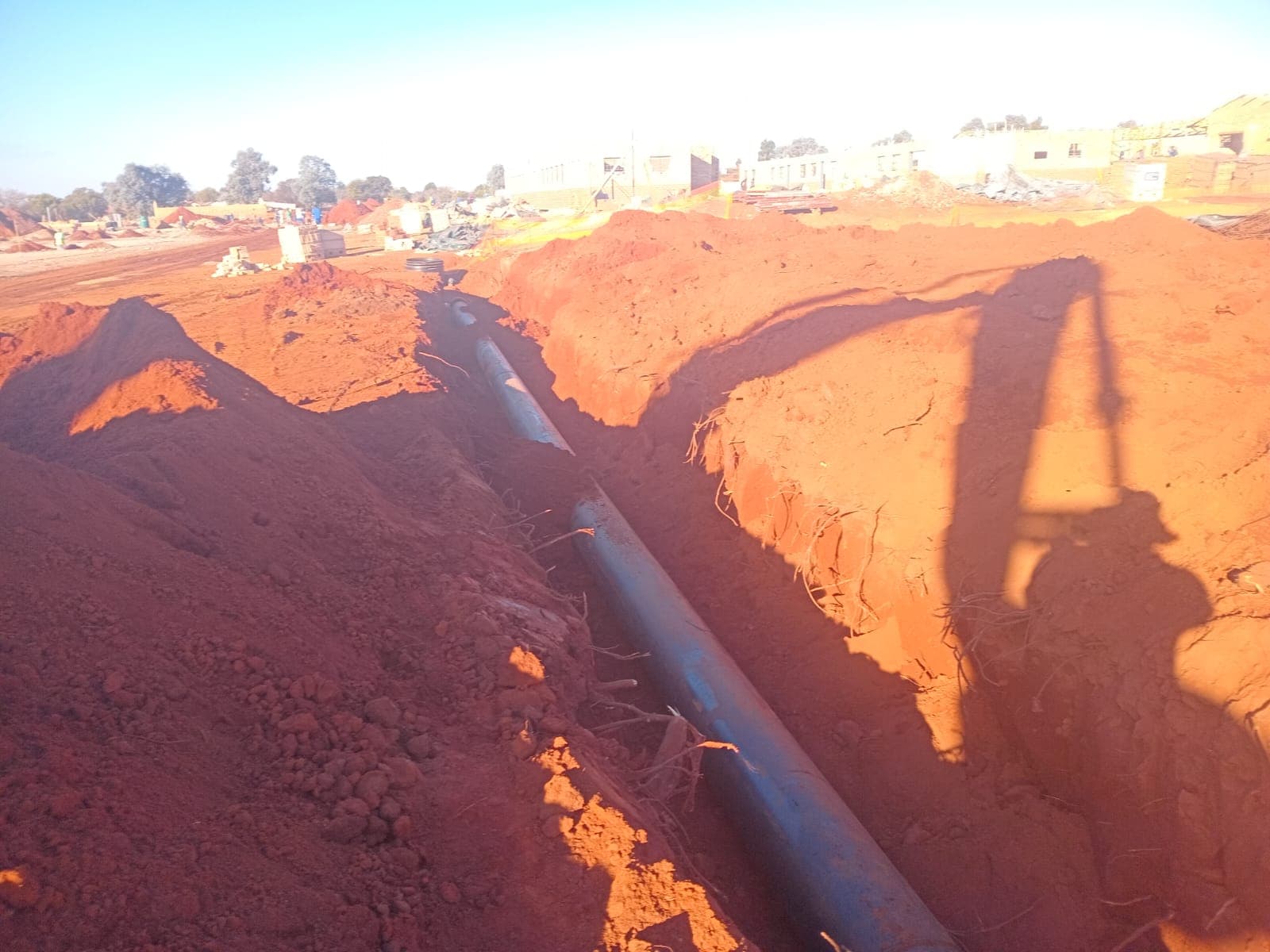 Township Water Pipe Reticulation project illustration